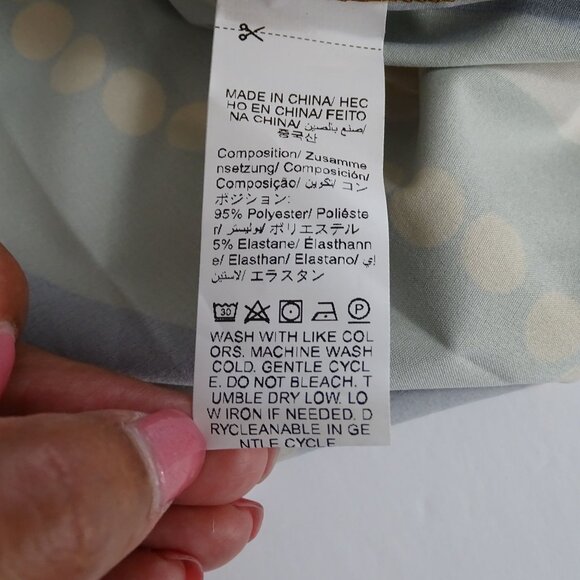 Emery Rose Retro-Inspired Tunic Top Women Size 2XL Earthy Wave Print NEW - Picture 7 of 12